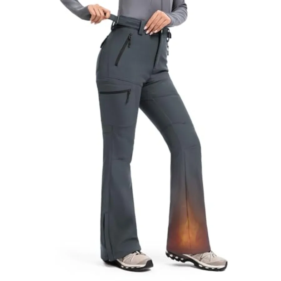 Moosehill Women's-Snow-Ski-Pants Water-Resistant Fleece Lined Winter Hiking Snowboard Thermal Insulated 5 Pockets
Moosehill Women's-Snow-Ski-Pants Water-Resistant Fleece Lined Winter Hiking Snowboard Thermal Insulated 5 Pockets