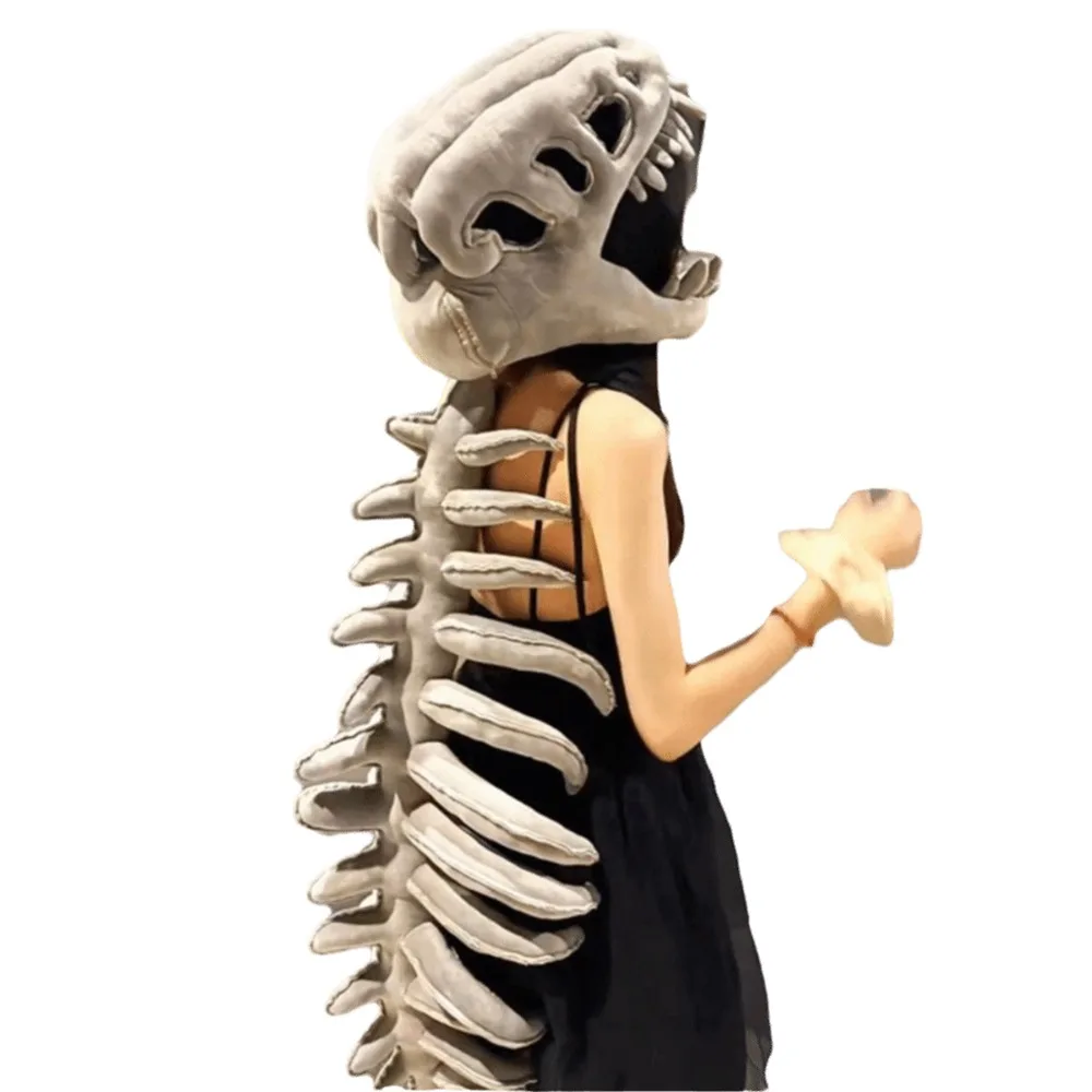 Exoskeleton Design Dinosaur Skeleton Mask Funny Funny Cosplay Headwear Easy To Wear Breathable Dinosaur Skeleton Cos Props
Exoskeleton Design Dinosaur Skeleton Mask Funny Funny Cosplay Headwear Easy To Wear Breathable Dinosaur Skeleton Cos Props