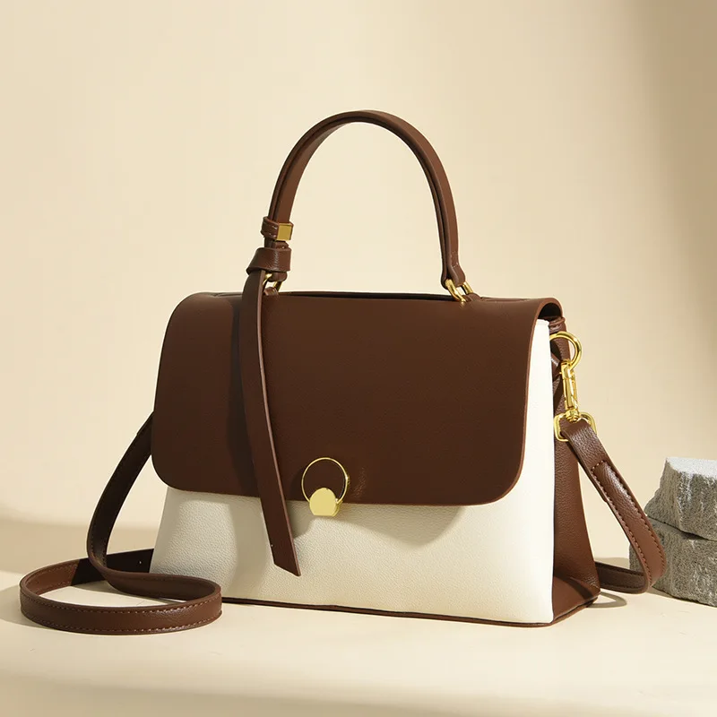Vintage Color Blocking Tote Bag 2024 Winter New Quality PU Leather Women's Handbag Purses High Quality Shoulder Messenger Bag
Vintage Color Blocking Tote Bag 2024 Winter New Quality PU Leather Women's Handbag Purses High Quality Shoulder Messenger Bag