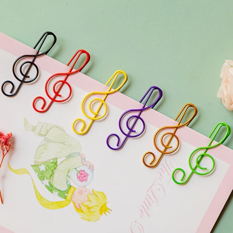 30pcs Color Metal Note Clip Music Stationery Treble Clef Small Bookmark Pin Note Bookmark Gift
30pcs Color Metal Note Clip Music Stationery Treble Clef Small Bookmark Pin Note Bookmark Gift