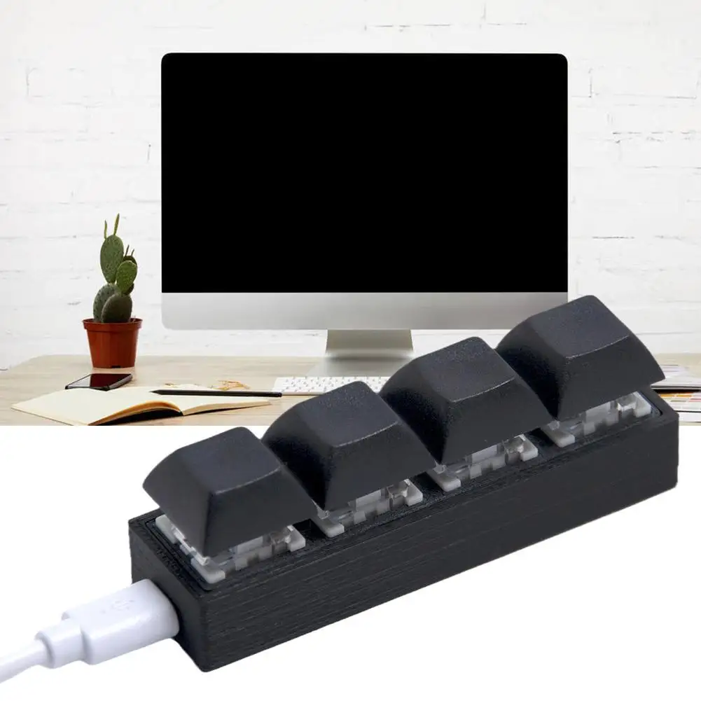 Usb Programmable Macro Board 4 S One- Shortcut Button Mini Pad Volume Control Mouse S J3y5
Usb Programmable Macro Board 4 S One- Shortcut Button Mini Pad Volume Control Mouse S J3y5