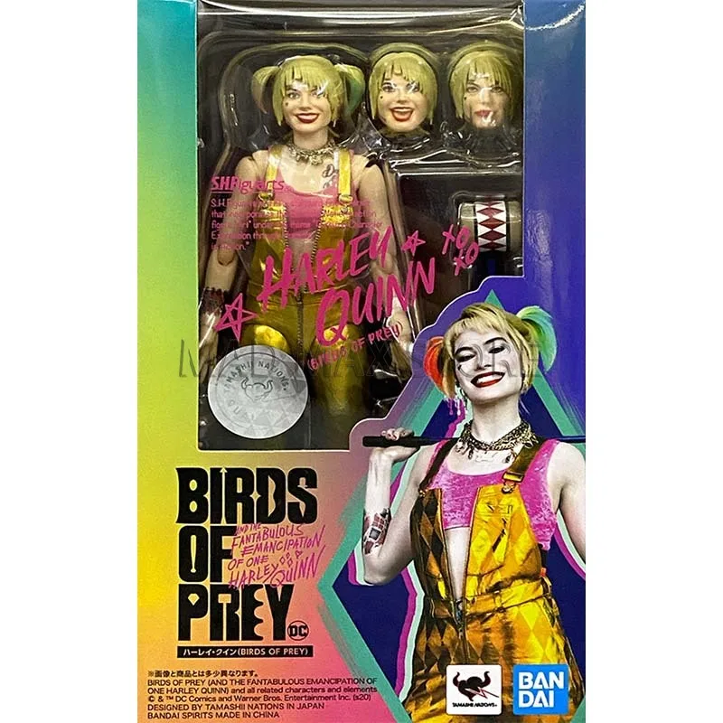 Bandai Birds of Prey Anime Figure SHF Harley Quinn Action Figure Collectibles Model High Poseability Toys For Boys Gift
Bandai Birds of Prey Anime Figure SHF Harley Quinn Action Figure Collectibles Model High Poseability Toys For Boys Gift