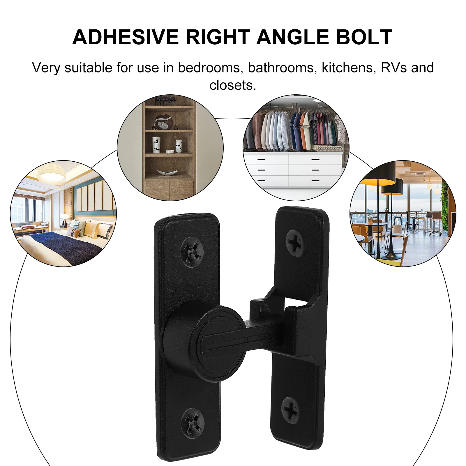 Adhesive Right Angle Barn Door Lock Zinc Alloy 90 Degree Flip Safety Latch Bolt Security Latch Lock Adhesive Right Angle Bolt
Adhesive Right Angle Barn Door Lock Zinc Alloy 90 Degree Flip Safety Latch Bolt Security Latch Lock Adhesive Right Angle Bolt
