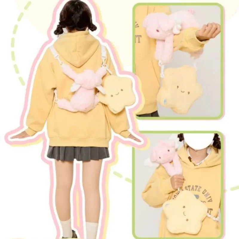 Anime Y2K Kawaii Plush Crossbody Bag Sweet Flying Pig Star Cute Animal Shoulder Tote For Soft Girl Cosplay Women's Handbag New
Anime Y2K Kawaii Plush Crossbody Bag Sweet Flying Pig Star Cute Animal Shoulder Tote For Soft Girl Cosplay Women's Handbag New