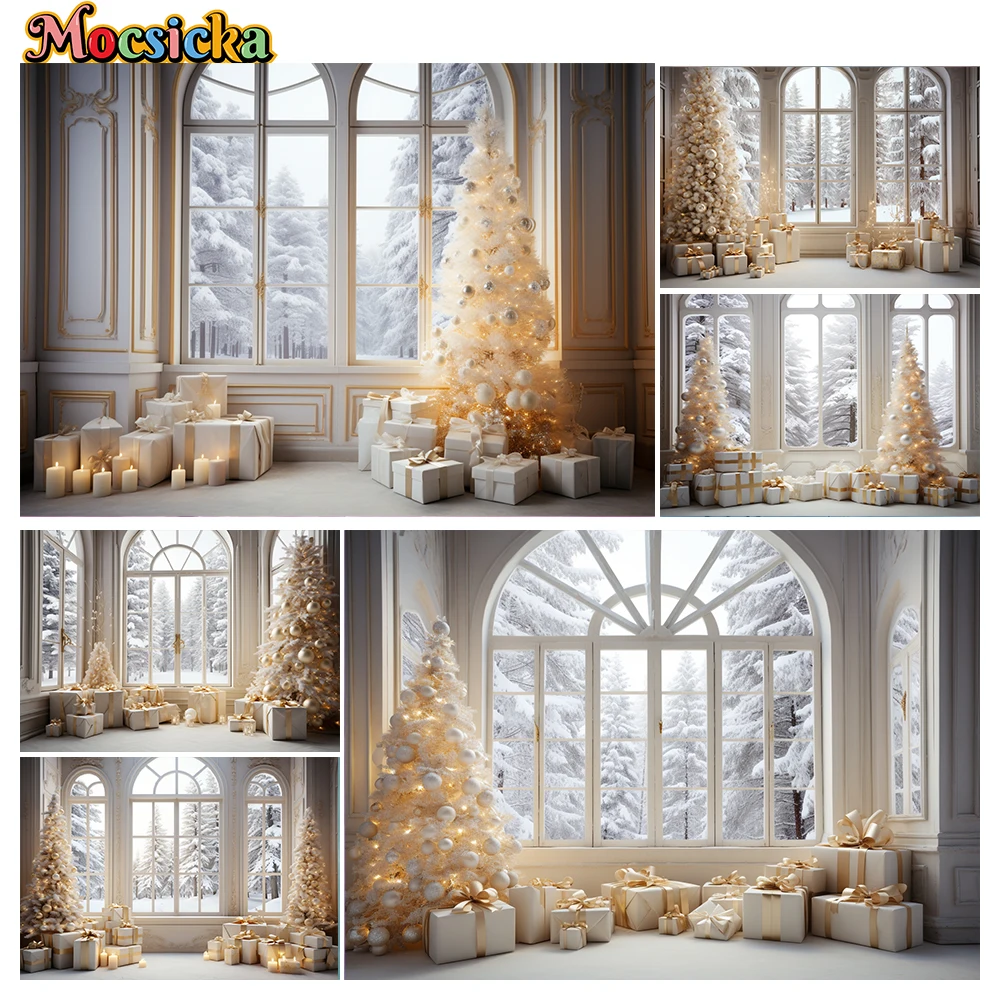 Mocsicka Winter Christmas Photography Background Gorgeous Xmas Tree Holiday Party Family Kids Portrait Photo Backdrops Studio
Mocsicka Winter Christmas Photography Background Gorgeous Xmas Tree Holiday Party Family Kids Portrait Photo Backdrops Studio