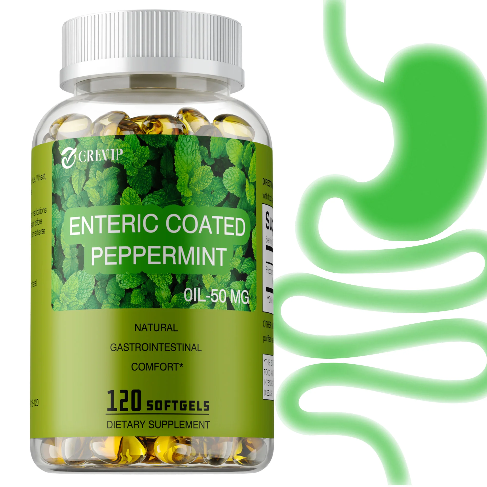 Масло мяты перечной 50 мг - поддерживает здоровье тракта желудочно-кишечного тракта, успокаивает кишечник, уменьшает крови и газ, повышает иммунитет
Масло мяты перечной 50 мг - поддерживает здоровье тракта желудочно-кишечного тракта, успокаивает кишечник, уменьшает крови и газ, повышает иммунитет