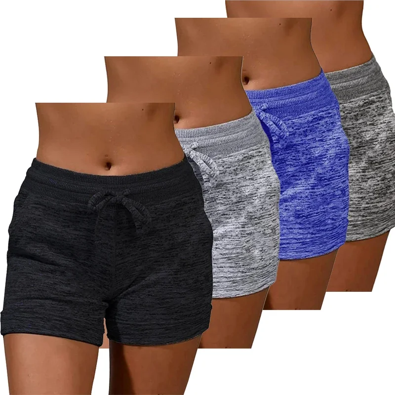 Women's Elastic Waist Solid Shorts for Ladies' Summer Yoga, Gym and Jogging - Stylish Sweatpants Alternative
Women's Elastic Waist Solid Shorts for Ladies' Summer Yoga, Gym and Jogging - Stylish Sweatpants Alternative