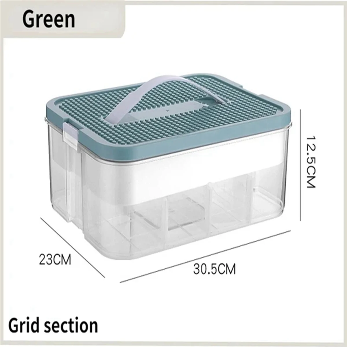 AD30-Kids Building Blocks Storage Box Stackable Toys Organizer Storage Case Adjustable Sundries Container,Green-A
AD30-Kids Building Blocks Storage Box Stackable Toys Organizer Storage Case Adjustable Sundries Container,Green-A