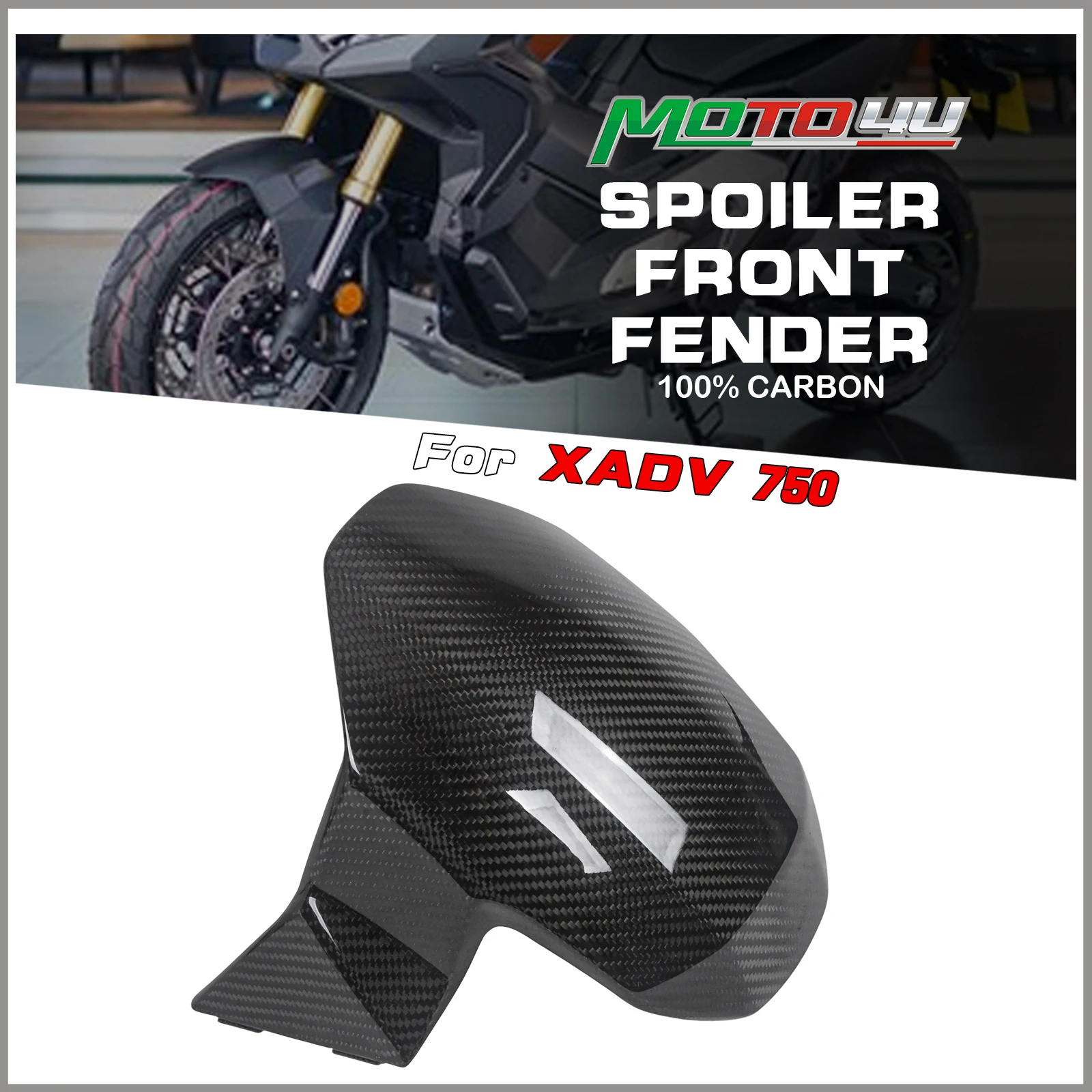 For Honda XADV 750 XADV750 2017-2025 100% Carbon Fiber Spoiler Front Fender Upper Cover Motorcycle Modification Accessories
For Honda XADV 750 XADV750 2017-2025 100% Carbon Fiber Spoiler Front Fender Upper Cover Motorcycle Modification Accessories