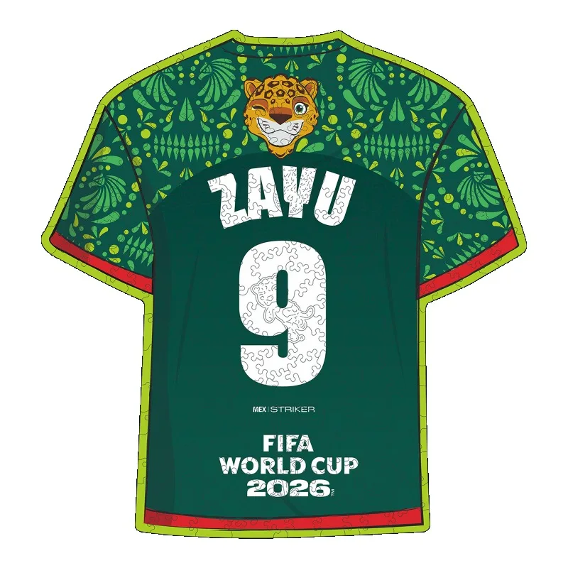 ZAYU Mascot Jersey Mexico FIFA World Cup Round Wooden Jigsaw Puzzle Football Fan DIY Assemble Game Home Wall Gift for Children
ZAYU Mascot Jersey Mexico FIFA World Cup Round Wooden Jigsaw Puzzle Football Fan DIY Assemble Game Home Wall Gift for Children