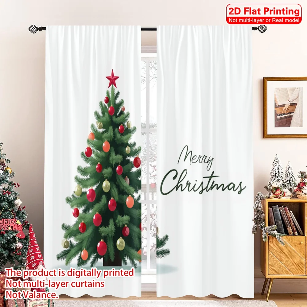 2pcs 2D flat printing Merry Christmas Popular Window Curtains Merry Christmas Tree Design_a Fabric Without Electricity Party
2pcs 2D flat printing Merry Christmas Popular Window Curtains Merry Christmas Tree Design_a Fabric Without Electricity Party