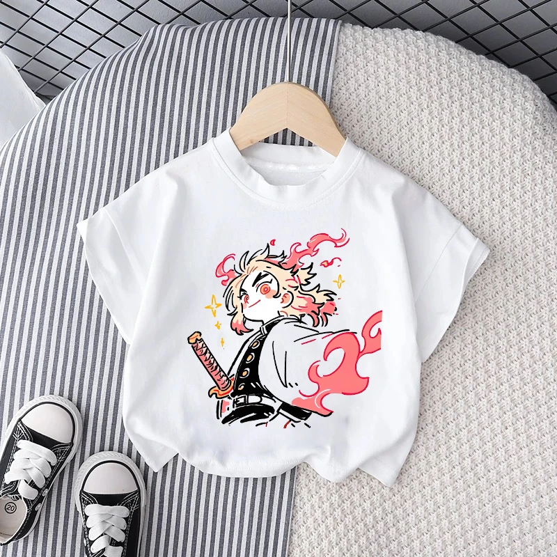 Demon Slayers T-shirt Short Sleeve Toddler Summer Sportwear Round Neck Boys Girls Clothes Cute Cartoon Kids Birthday Tops Gifts
Demon Slayers T-shirt Short Sleeve Toddler Summer Sportwear Round Neck Boys Girls Clothes Cute Cartoon Kids Birthday Tops Gifts