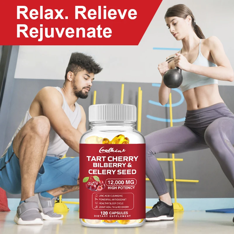 Tart Cherry Cranberry & Celery Seed - Daily Dietary Supplement Helps Balance Kidneys and Promote Joint and Urinary Tract
Tart Cherry Cranberry & Celery Seed - Daily Dietary Supplement Helps Balance Kidneys and Promote Joint and Urinary Tract