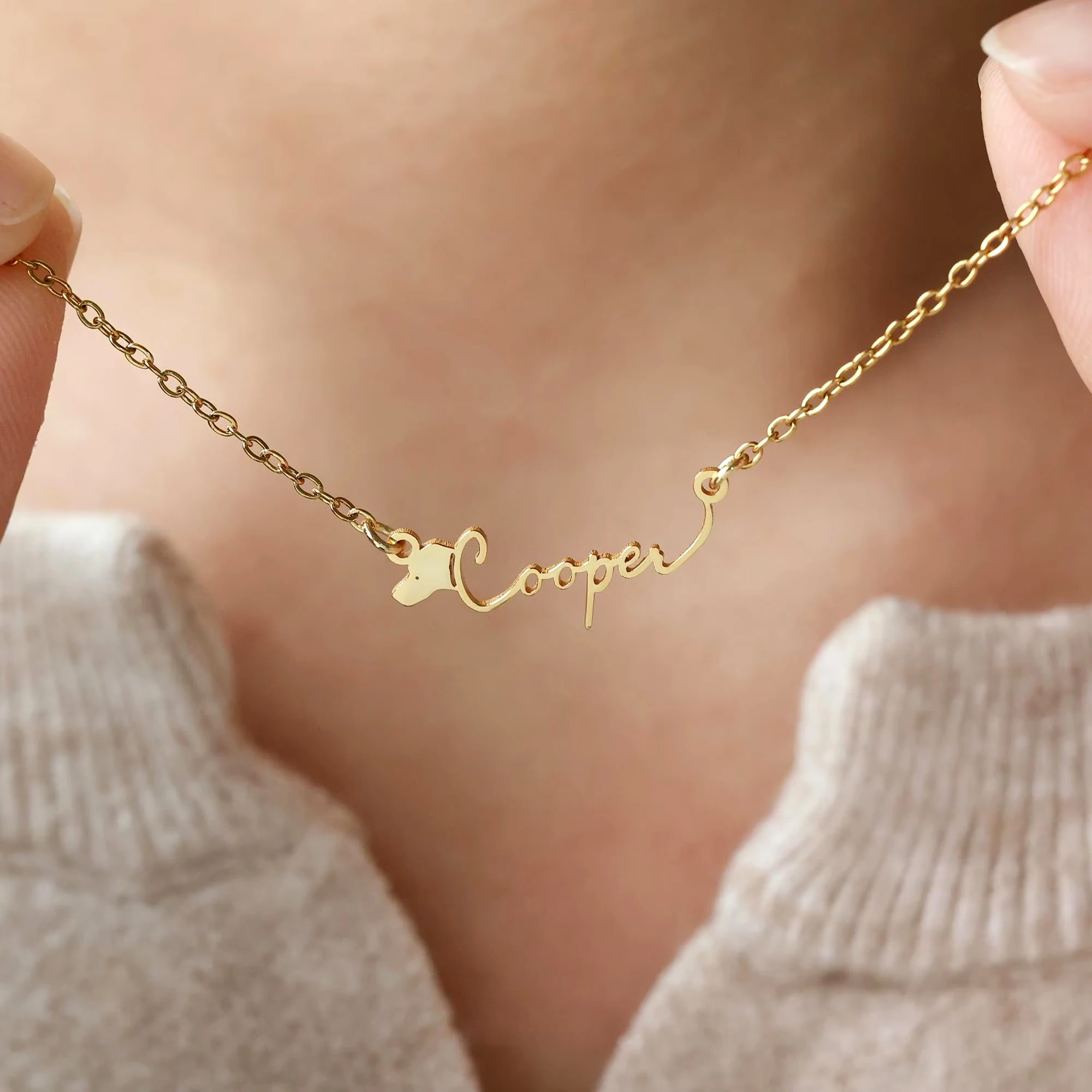 Custom Name Dachshund Necklaces For Women Men Stainless Steel Customized Necklace Pendant Personalized Neck Chain Jewelry Gift
Custom Name Dachshund Necklaces For Women Men Stainless Steel Customized Necklace Pendant Personalized Neck Chain Jewelry Gift