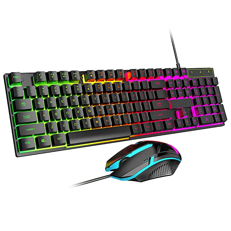 K323 Wired Gaming Keyboard Mouse Set Combo Cool Backlit Mechanical for Office
K323 Wired Gaming Keyboard Mouse Set Combo Cool Backlit Mechanical for Office