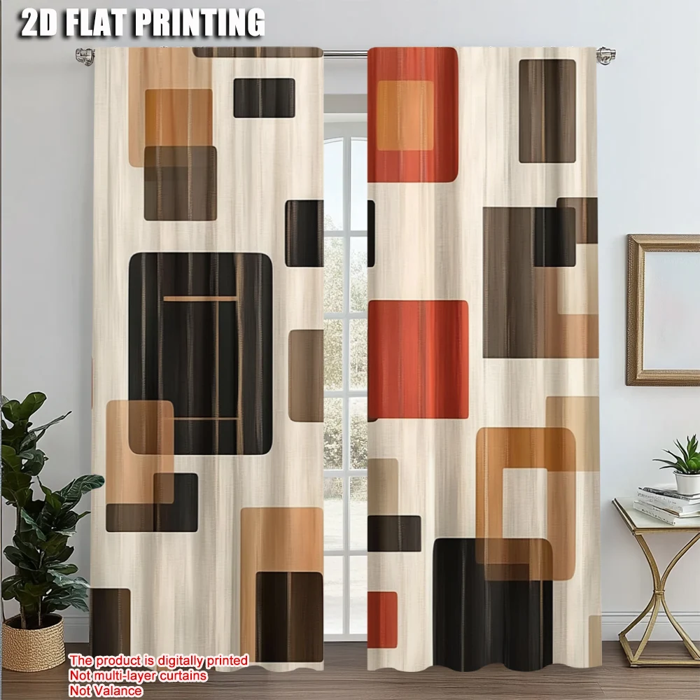 2pcs, Contemporary Curtains 2D print Modern Abstract Geometric Machine Washable Polyester (without rod) Versatile All Ldeal for
2pcs, Contemporary Curtains 2D print Modern Abstract Geometric Machine Washable Polyester (without rod) Versatile All Ldeal for