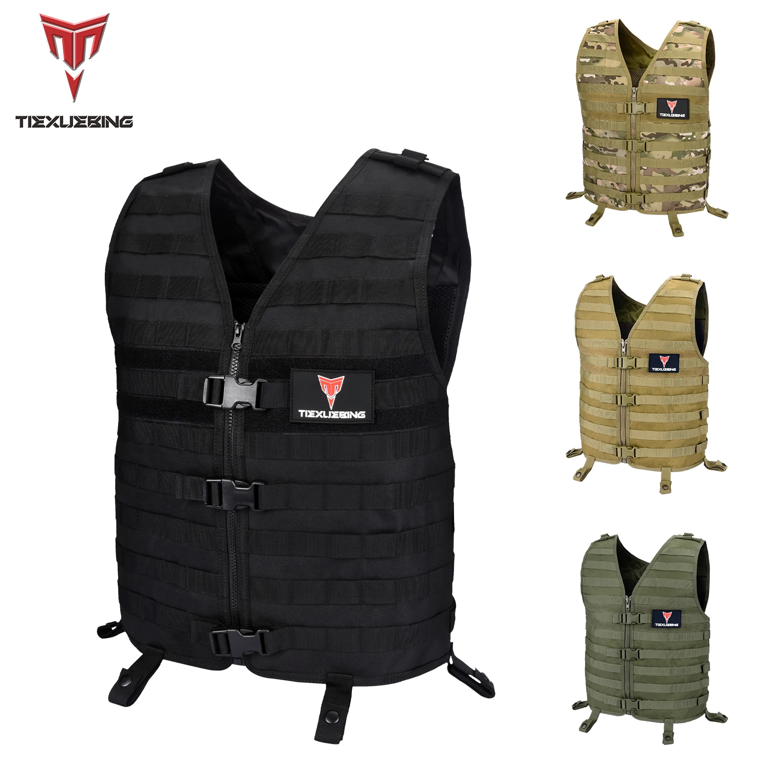 Military Tactical Molle Vest Airsoft Lightweight Gear Load Carrier Vest Camouflage CS Wargame Hunting Adjustable Waistcoat
Military Tactical Molle Vest Airsoft Lightweight Gear Load Carrier Vest Camouflage CS Wargame Hunting Adjustable Waistcoat