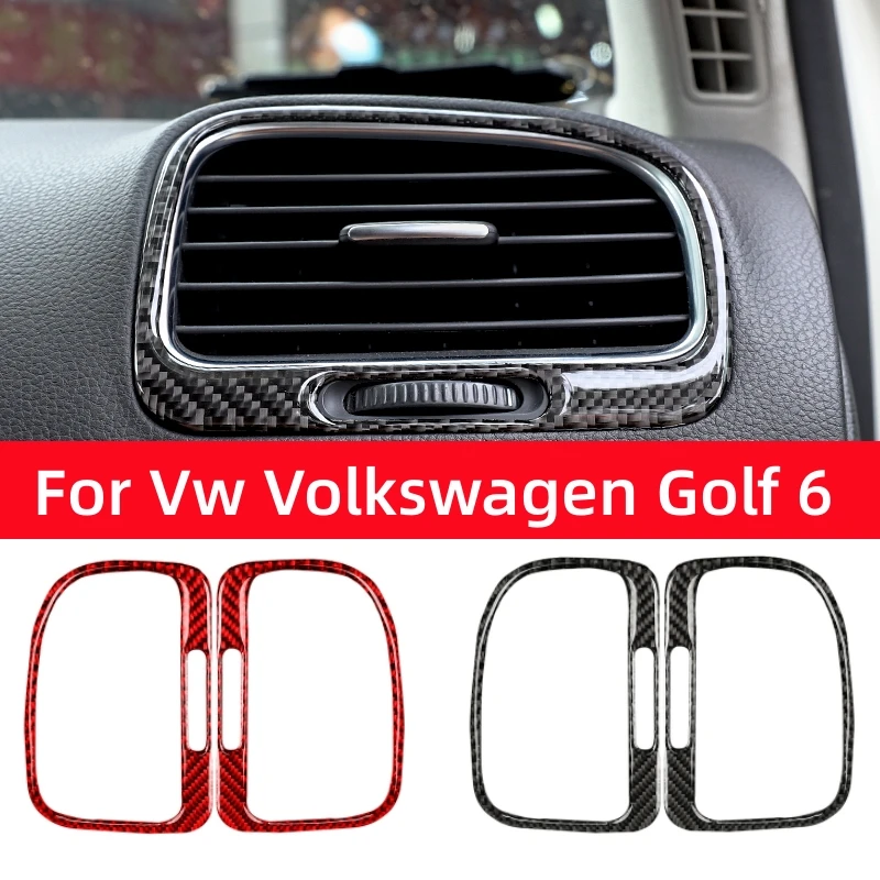For Volkswagen Golf 6 Gti R MK6 2008-2012 Carbon Fiber Car Instrument Panel Left Right Air Vents Decoration Stickers Accessories
For Volkswagen Golf 6 Gti R MK6 2008-2012 Carbon Fiber Car Instrument Panel Left Right Air Vents Decoration Stickers Accessories