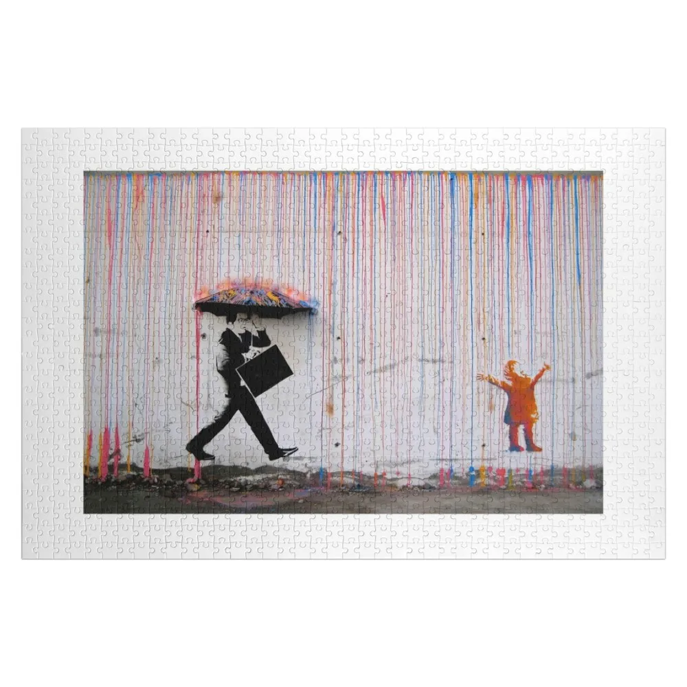 Banksy Umbrella Rainbow Happy Girl Jigsaw Puzzle Custom Custom With Photo Customized Gifts For Kids Puzzle
Banksy Umbrella Rainbow Happy Girl Jigsaw Puzzle Custom Custom With Photo Customized Gifts For Kids Puzzle