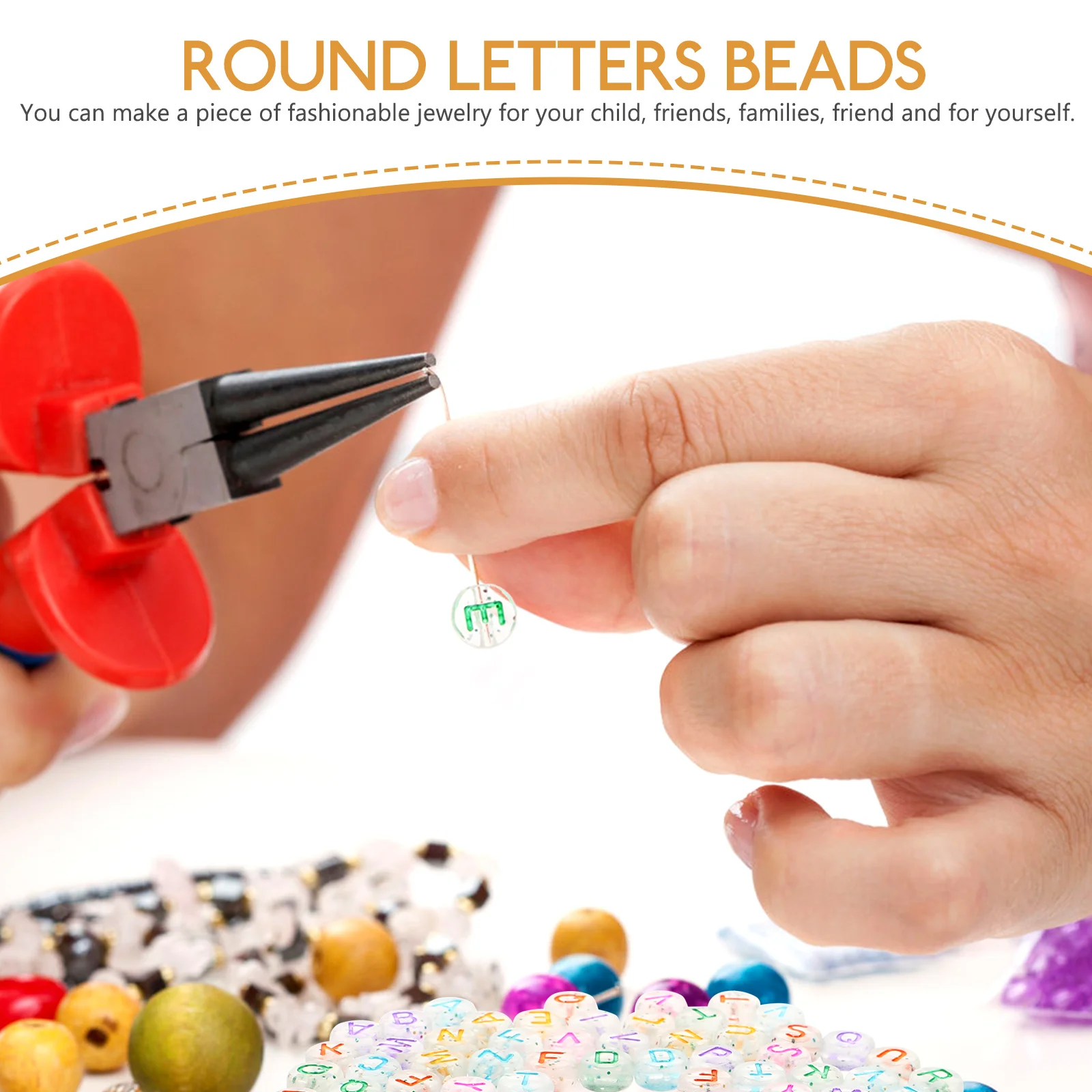 Creative Letter Beads Loose Acrylic Alphabet Pattern Clear Round Colorful DIY Jewelry Making Beads Bracelet Accessories Craft
Creative Letter Beads Loose Acrylic Alphabet Pattern Clear Round Colorful DIY Jewelry Making Beads Bracelet Accessories Craft