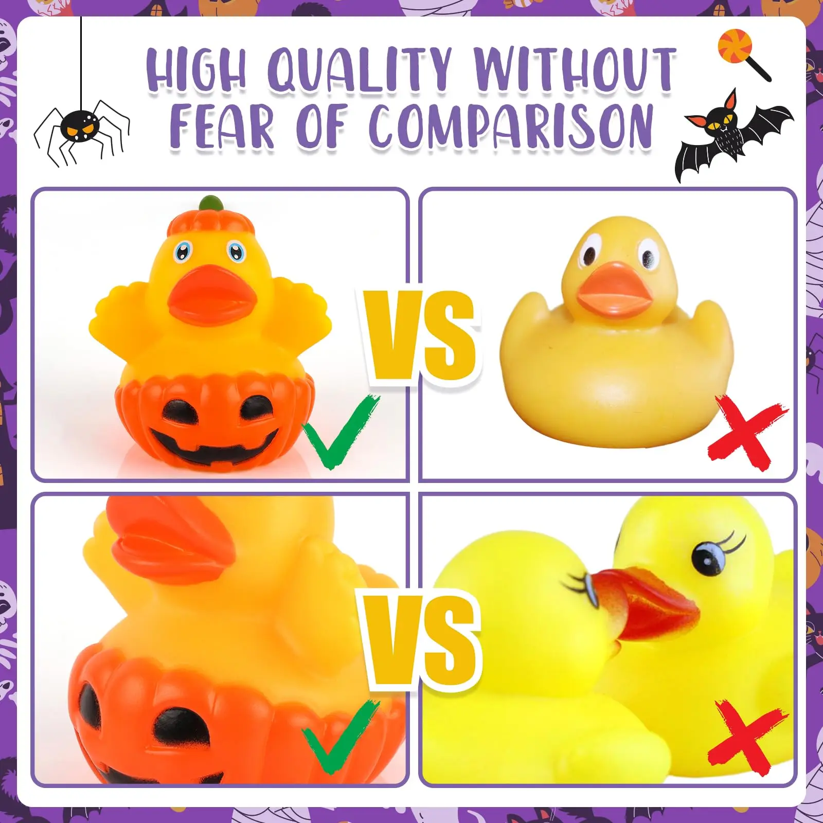 6/12/24 pcs Mini Rubber Ducks with Sunglasses in Bulk Small Duck Gift Bathtub Toys for Holiday Cruise Birthday Party Favor 6/12/24 pcs Mini Rubber Ducks with Sunglasses in Bulk Small Duck Gift Bathtub Toys for Holiday Cruise Birthday Party Favor