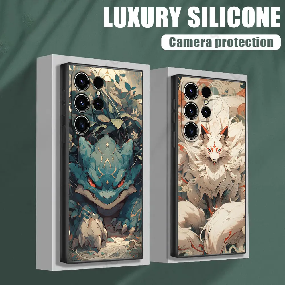 Pokemon Phone Case For Samsung Galaxy S24 Ultra Case S23 S21 S20 FE S22 Plus Note 20 Silicone Cover BULBASAUR NINE TAILS GYRADOS
Pokemon Phone Case For Samsung Galaxy S24 Ultra Case S23 S21 S20 FE S22 Plus Note 20 Silicone Cover BULBASAUR NINE TAILS GYRADOS
