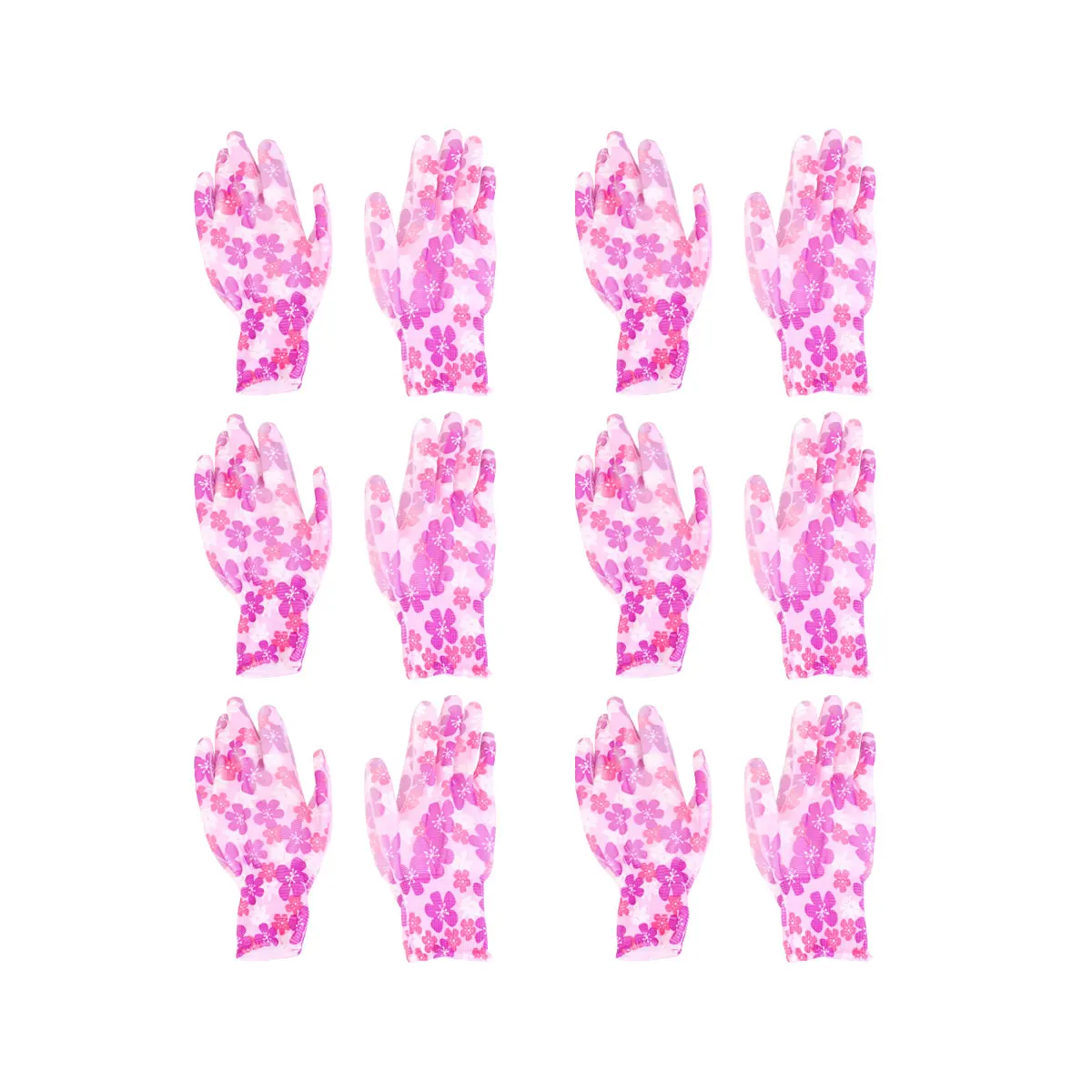 6 Pairs Printing Gardening Gloves Protective Gloves PU Safety Gloves Hand Protector for Home Public (Flower, 21x7cm)
6 Pairs Printing Gardening Gloves Protective Gloves PU Safety Gloves Hand Protector for Home Public (Flower, 21x7cm)