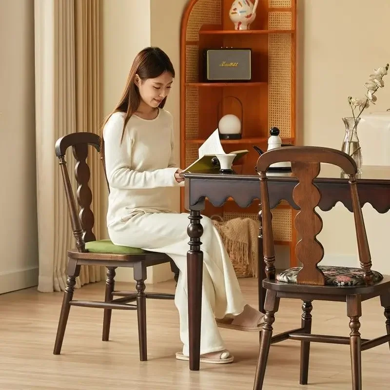 French, retro, medieval, dining chair, household, solid wood, light luxury, simple, restaurant, premium, coffee, chair
French, retro, medieval, dining chair, household, solid wood, light luxury, simple, restaurant, premium, coffee, chair