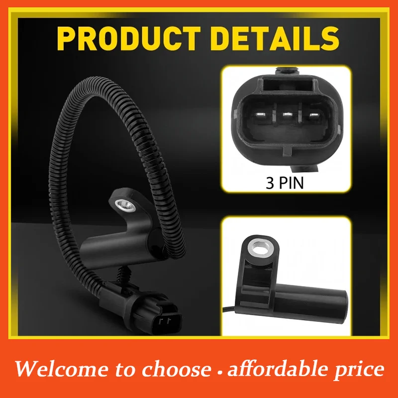 。1pc For Grand Cherokee WJ WG Wrangler Auto Part Accessories 56027868 56027869 PC176T 4897321AA Crank Crankshaft Position Sensor
。1pc For Grand Cherokee WJ WG Wrangler Auto Part Accessories 56027868 56027869 PC176T 4897321AA Crank Crankshaft Position Sensor