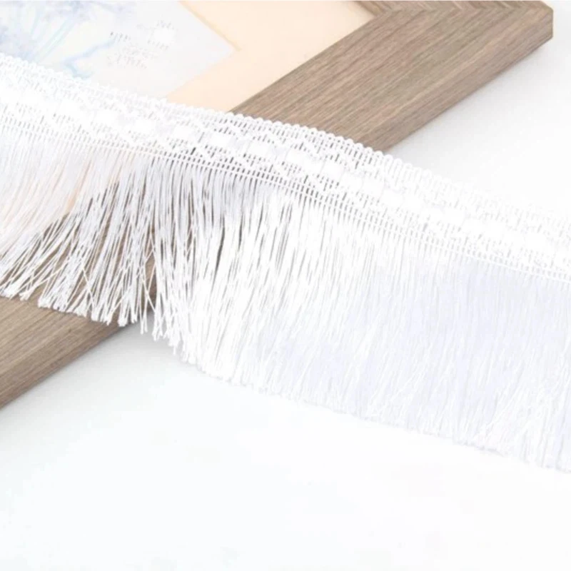 11.5M Tassel Fringe Lace Trim DIY Sewing Craft Curtain Edge Dance Costume Clothes Accessories Latin Wedding Dress Tassel Ribbon
11.5M Tassel Fringe Lace Trim DIY Sewing Craft Curtain Edge Dance Costume Clothes Accessories Latin Wedding Dress Tassel Ribbon