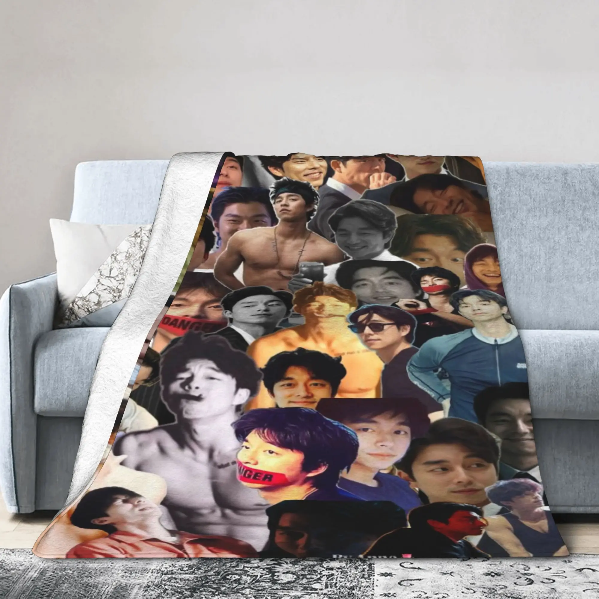 Gong Yoo Print Blanket Travel Office Flannel Throw Blanket For Couch Chair Sofa Bed Warm Soft Design Quality Bedspread Gift
Gong Yoo Print Blanket Travel Office Flannel Throw Blanket For Couch Chair Sofa Bed Warm Soft Design Quality Bedspread Gift