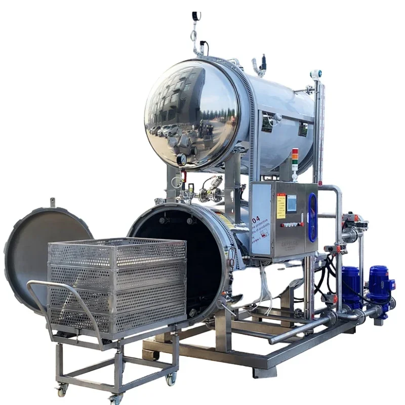 150 L hot water circulation vertical retort trays machine water spray sterilizer retort
150 L hot water circulation vertical retort trays machine water spray sterilizer retort