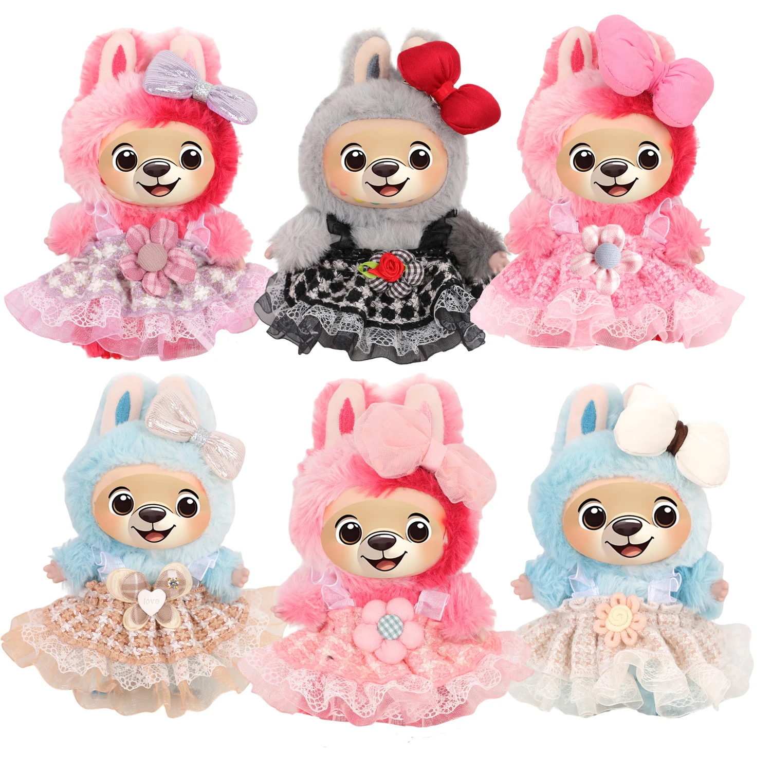 Милая шифоновая юбка для куклы Labu 17 см, кружевное платье с подсолнухом + заколка для волос с бантом, костюм для V1V2V3, куклы Labu Girl, хлопковая игрушка
Милая шифоновая юбка для куклы Labu 17 см, кружевное платье с подсолнухом + заколка для волос с бантом, костюм для V1V2V3, куклы Labu Girl, хлопковая игрушка