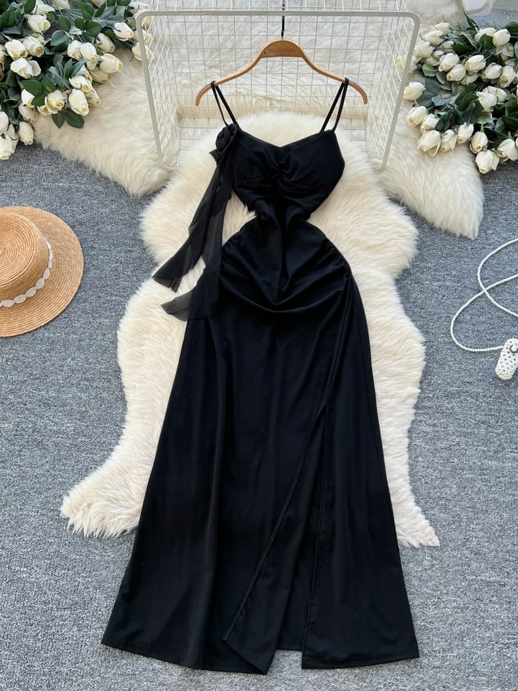 Весна 2026, сексуальное платье трапециевидной формы с высокой талией и разрезом для женщин, подставка из полиэфирного волокна
Весна 2026, сексуальное платье трапециевидной формы с высокой талией и разрезом для женщин, подставка из полиэфирного волокна