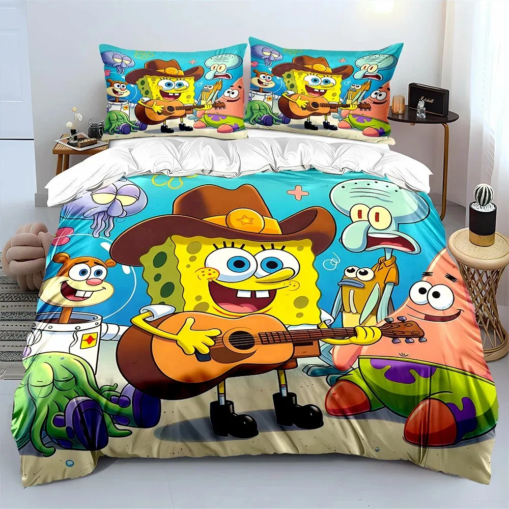 Бестселлер! Комплект постельного белья с 3D HD-принтом в стиле мультфильма «Губка Боб», пододеяльник, наволочка, декор для спальни, различные размеры, теплый подарок
Бестселлер! Комплект постельного белья с 3D HD-принтом в стиле мультфильма «Губка Боб», пододеяльник, наволочка, декор для спальни, различные размеры, теплый подарок