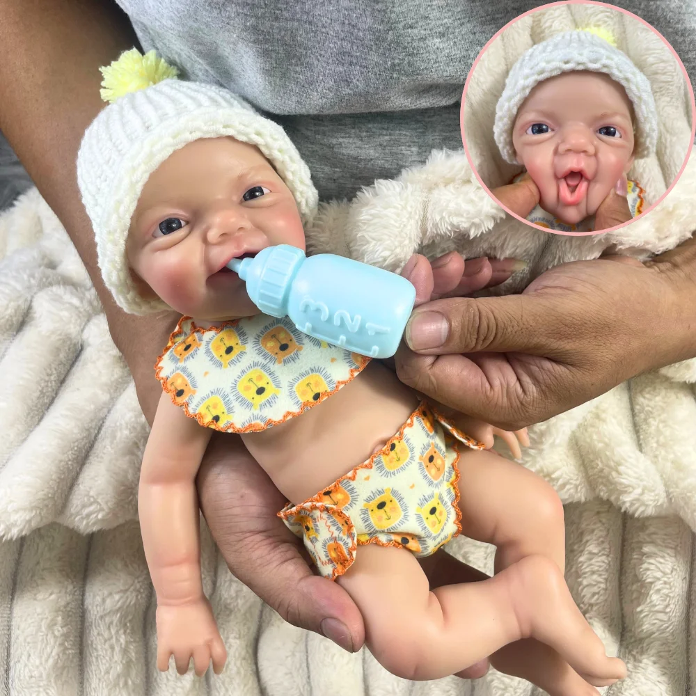 13 Inch Mini Reborn Boy Or Girl Full Silicone Reborn Baby Doll Charlie Washable Body Soft Silicone Doll Birthday Christmas Gift
13 Inch Mini Reborn Boy Or Girl Full Silicone Reborn Baby Doll Charlie Washable Body Soft Silicone Doll Birthday Christmas Gift