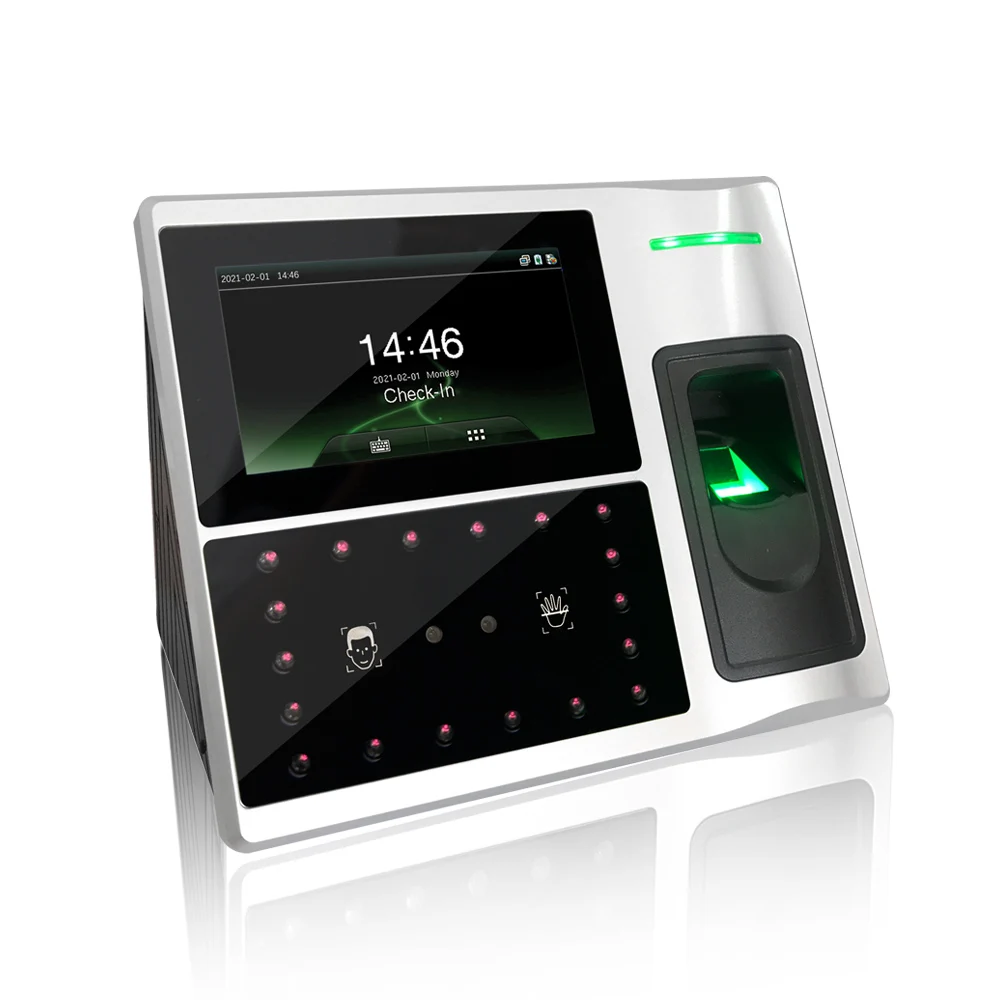 Biometric Employees Door Access Control System Support Face Finger Print Recognition Access Control Time Attendance Machine
Biometric Employees Door Access Control System Support Face Finger Print Recognition Access Control Time Attendance Machine