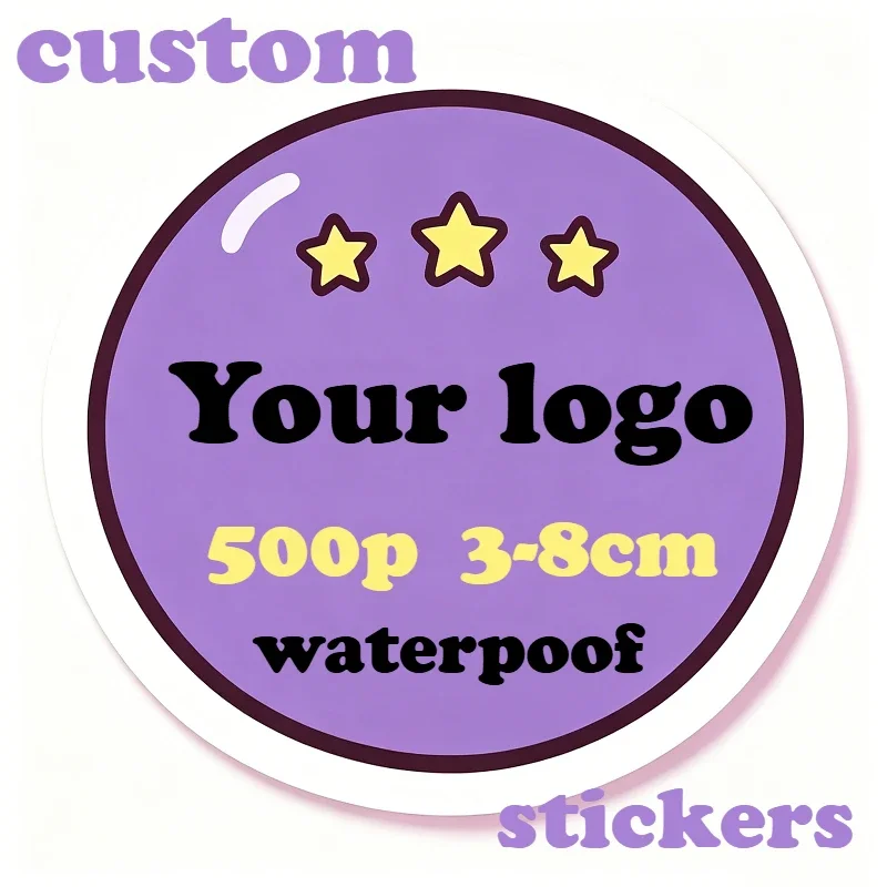 Waterproof Custom Stickers 3-8CM 500PCS Personalized Logo Photo Wedding Birthday Baptism Party Gift Box Envelope Packaging Decor
Waterproof Custom Stickers 3-8CM 500PCS Personalized Logo Photo Wedding Birthday Baptism Party Gift Box Envelope Packaging Decor