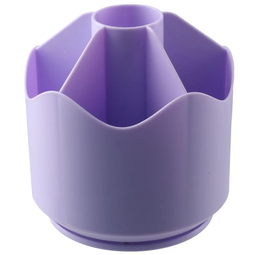 Purple Minimalist and Large Capacity Rotary Pen Holder Creative Multifunctional Compartment Storage Bucket
Purple Minimalist and Large Capacity Rotary Pen Holder Creative Multifunctional Compartment Storage Bucket