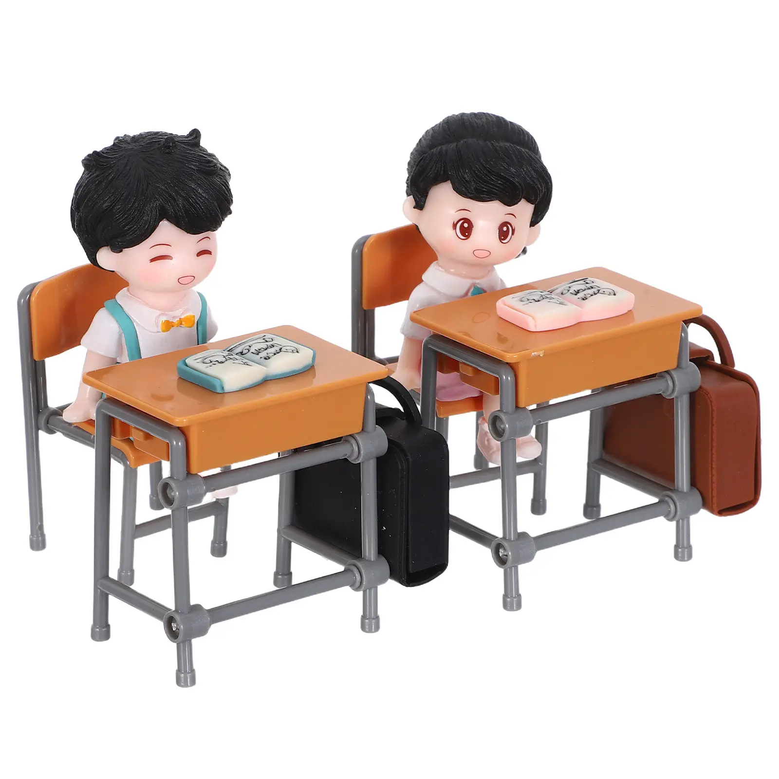 1Set Miniature School Furniture for Dollhouse Realistic Classroom Scene Mini Desk Chair Mini Schoolbags Books Pretend Play
1Set Miniature School Furniture for Dollhouse Realistic Classroom Scene Mini Desk Chair Mini Schoolbags Books Pretend Play