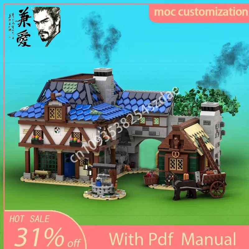 2673PCS Moc Inn and Bakery Architecture Model Building Blocks DIY Creative Assembly Bricks Toys Kids Holiday Gifts
2673PCS Moc Inn and Bakery Architecture Model Building Blocks DIY Creative Assembly Bricks Toys Kids Holiday Gifts