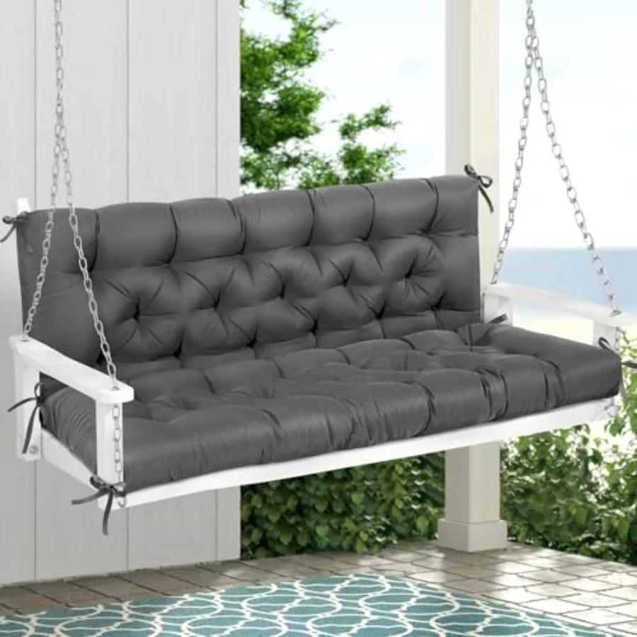 Porch Swing Cushions Memory Foam Swing Cushion for Outdoor Furniture Patio 2-3 Seater Cushion Replacement with Headrest for Swi
Porch Swing Cushions Memory Foam Swing Cushion for Outdoor Furniture Patio 2-3 Seater Cushion Replacement with Headrest for Swi