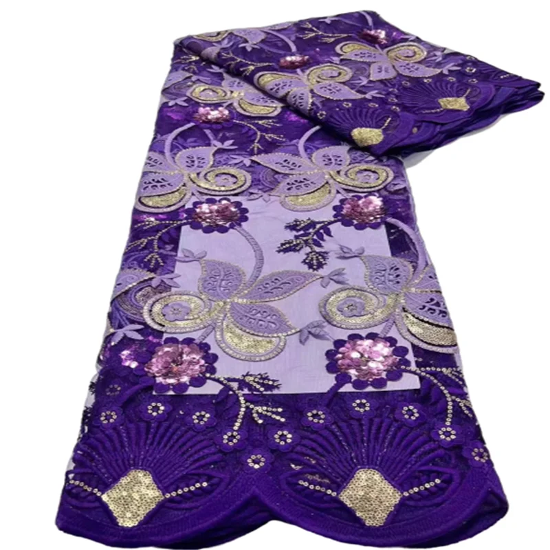 New Tulle Sequin African Lace Fabric 2022 Embroidered high quality Purple Nigerian Tulle French tulle lace fabric lace
New Tulle Sequin African Lace Fabric 2022 Embroidered high quality Purple Nigerian Tulle French tulle lace fabric lace