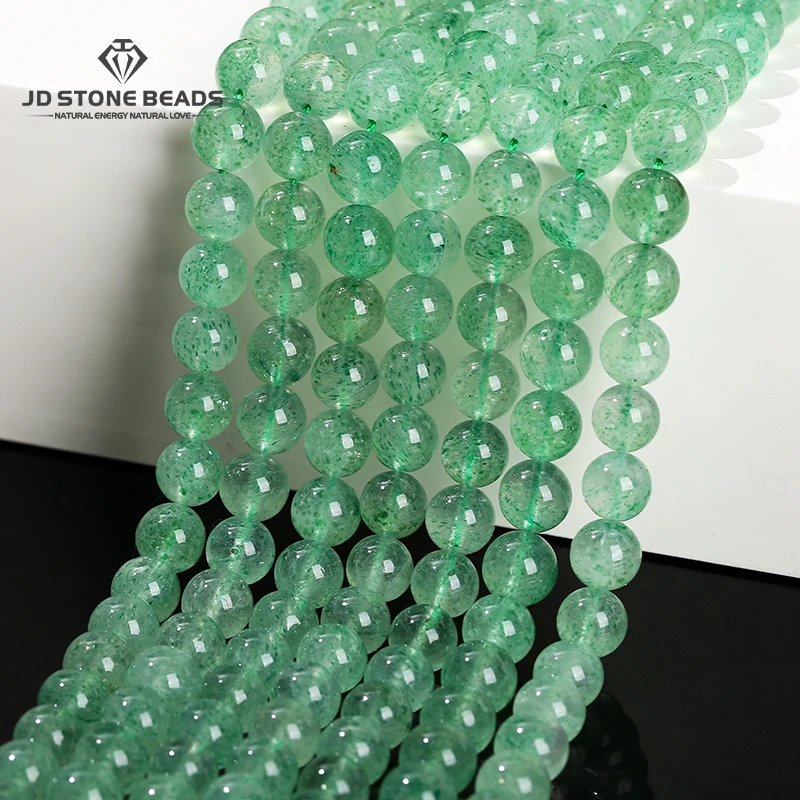 Natural Stone Green Strawberry Quartz Bead Round Loose Spacer 6 8 10mm Bead For Jewelry Making Diy Necklace Bracelet Accessory
Natural Stone Green Strawberry Quartz Bead Round Loose Spacer 6 8 10mm Bead For Jewelry Making Diy Necklace Bracelet Accessory