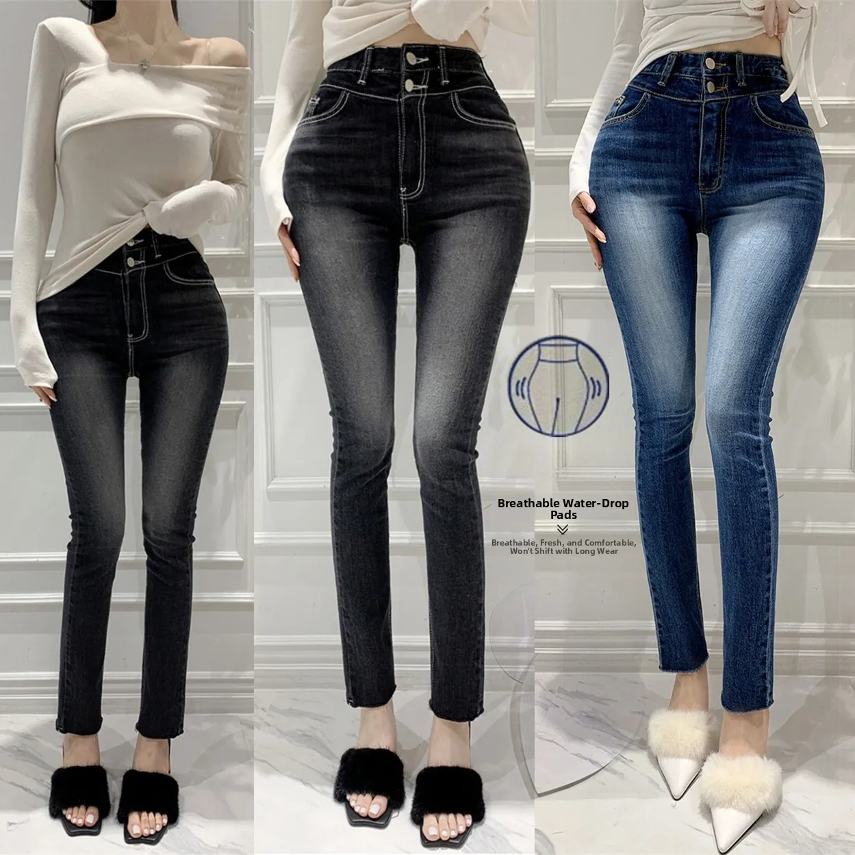 Dongda Gate Faionable Comfortable High Waist Denim Jeans Women's Trendy Butt Enhancing Pants Cotton Stretch Denim
Dongda Gate Faionable Comfortable High Waist Denim Jeans Women's Trendy Butt Enhancing Pants Cotton Stretch Denim