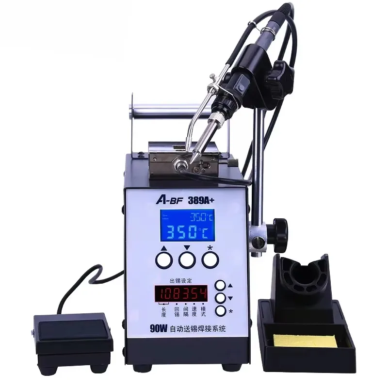 A-BF High Frequency Automatic Soldering Station Industrial Foot Type Temperature Adjustable Welding Station Tin Feeding Machine
A-BF High Frequency Automatic Soldering Station Industrial Foot Type Temperature Adjustable Welding Station Tin Feeding Machine