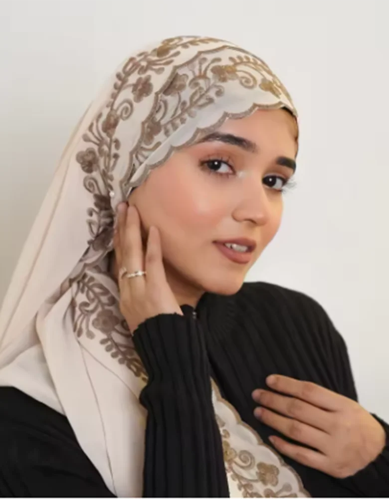 Bubble Chiffon Hijabs Vine Heavy Industry Embroidery Lace Edge Long Scarf Light Scarf Headscarf Shawl Turban Hijab For Women
Bubble Chiffon Hijabs Vine Heavy Industry Embroidery Lace Edge Long Scarf Light Scarf Headscarf Shawl Turban Hijab For Women
