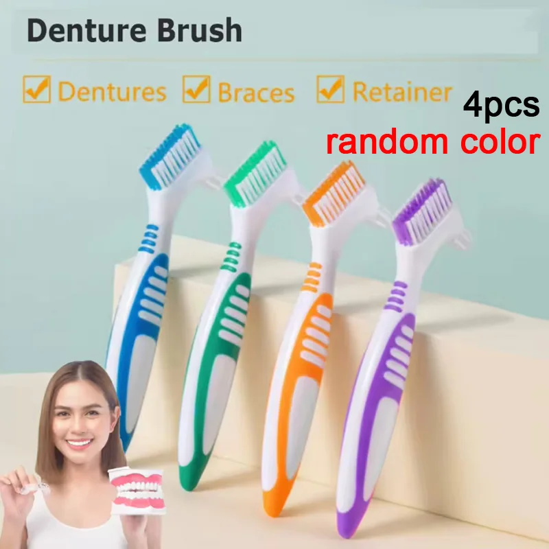 4/10 Piece Set of Denture Cleaning Brushes in Assorted Colors, Hard Denture Brushes for Oral Care, Double-Sided Toothbrushes, Specifically Designed for Thorough Cleaning of Dentures and Bridges
4/10 Piece Set of Denture Cleaning Brushes in Assorted Colors, Hard Denture Brushes for Oral Care, Double-Sided Toothbrushes, Specifically Designed for Thorough Cleaning of Dentures and Bridges