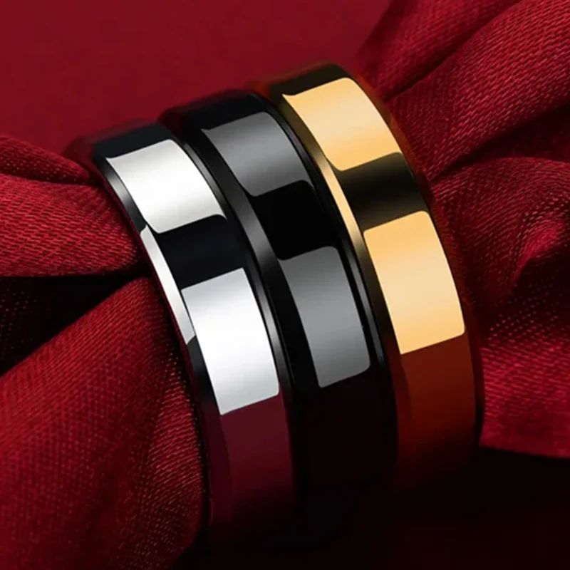 Unisex Customized Stainless Steel Titanium Ring Engraved with Name Logo Text - Adjustable Wedding Band for Men And Women
Unisex Customized Stainless Steel Titanium Ring Engraved with Name Logo Text - Adjustable Wedding Band for Men And Women