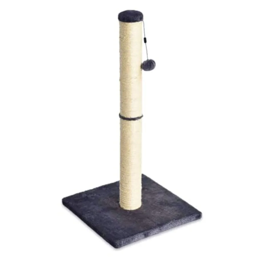 Cat tree for indoor cats & kittens, fabric with hanging ball toy
Cat tree for indoor cats & kittens, fabric with hanging ball toy
